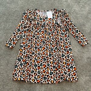 Posh Peanut Sz 7 Cheetah print dress/tunic